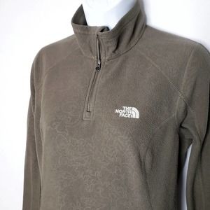 The North Face Brown Basic Layer Light Fleece Sweatshirt Size Small Women's